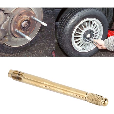 Goupille de positionnement pour pneu de voiture, kit de montage de roue M12 x 1,5, outil de positionnement, accessoires de modification automobile, or (1/5)