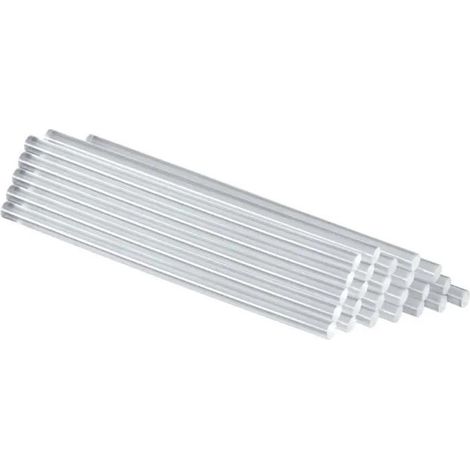 Set de barras de pegamento kwb transparente 150 mm diámetro 7 mm