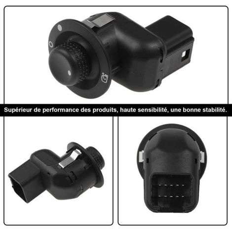 Commutateur de rétroviseur latéral électrique - pour Renault Clio MK4 8200214921 8200676529 - bouton réglage interieur (1/4)