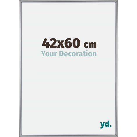yd. - Cadre photo 42x60 - Argent Brillant - Plastique - Annecy