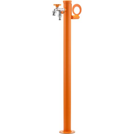 Fontana da Giardino con Doppio Rubinetto Belfer 42/SRR Arancione (1/5)