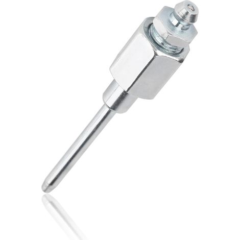 Aiguille Pompe à Graisse, Aiguille à Graisse avec Adaptateur de Lubrificateur à Aiguille Étroite Filetée à Tête en Acier Trempé pour Lubrifier Les Raccords Affleurants et Hydrauliques (1/5)