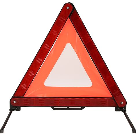 Panneau triangulaire de sécurité de stationnement réflecteur et pliable pour voiture en situation d'urgence (1/5)