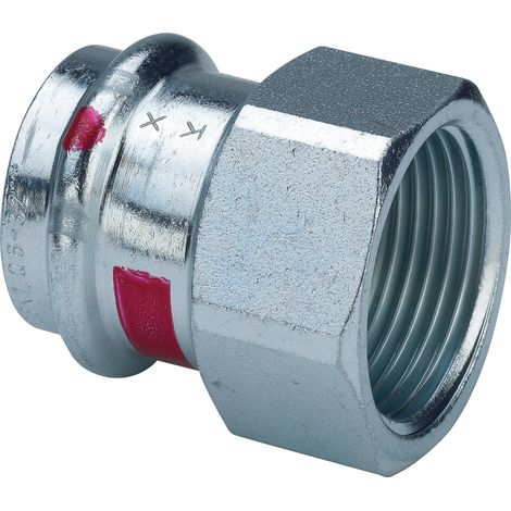 Raccordo Viega sc-contur acciaio zincato 22mm 1 pollice
