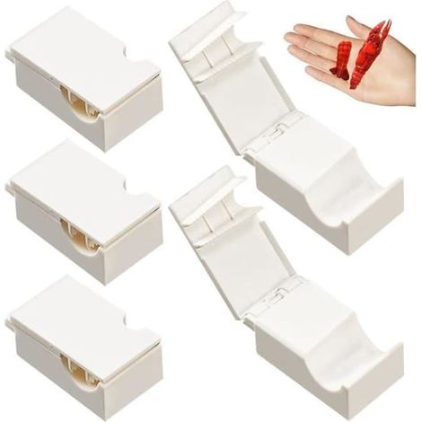 Ensemble de 5 outils pour éplucher les écrevisses, éplucheur de crevettes portable, outil à éplucher les écrevisses, éplucheur à fruits (1/4)