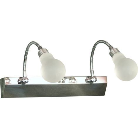 Applique da parete Candellux Acrylic 22-27054 LED 2x cromo/bianco