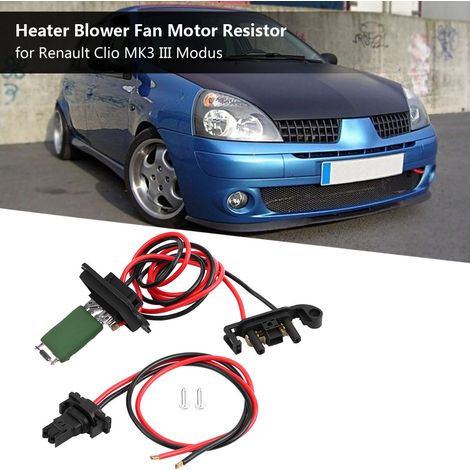 Résistance de moteur de ventilateur de chauffage pour Renault Clio III Modus 7701209803 (1/5)