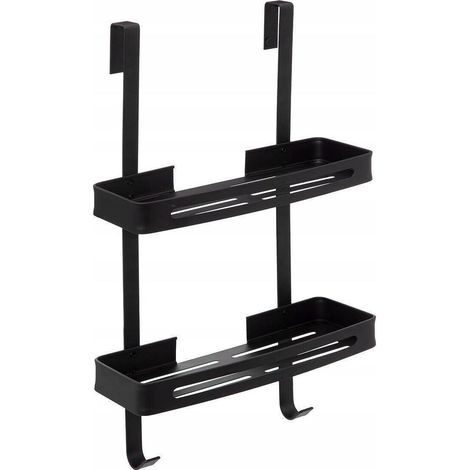 Blackalu, piatto doccia a 2 livelli, stick adesivo nero - 5five