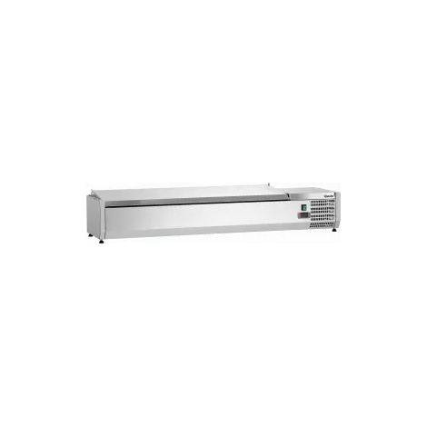 Présentoir réfrigéré positif 5 x GN 1/3, 1 x GN 1/2, 170 W, 220 V - MONO