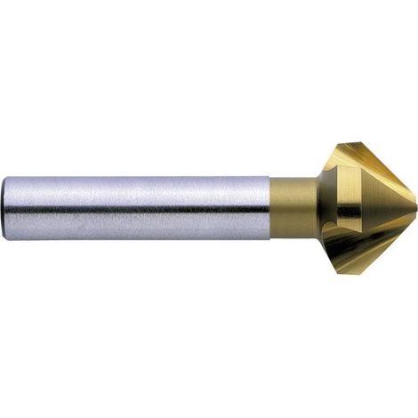 Exact 05553 Svasatore conico 10.4 mm HSS TiN Alberino cilindrico 1 pz. (1/4)