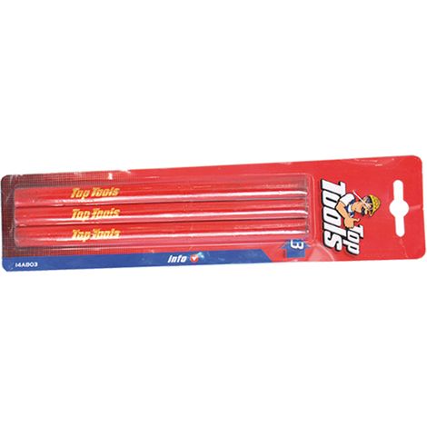 MATITA DA CARPENTIERE cf.3 pz- 5 blister  - TOPTOOLS