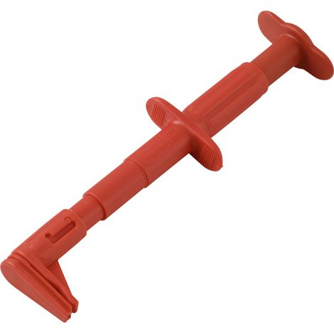 VOLTCRAFT MSK-140 Rot Sicherheits-Flachmessabgreifer für Stromschienen Steckanschluss 4 mm CAT III 1 (1/5)