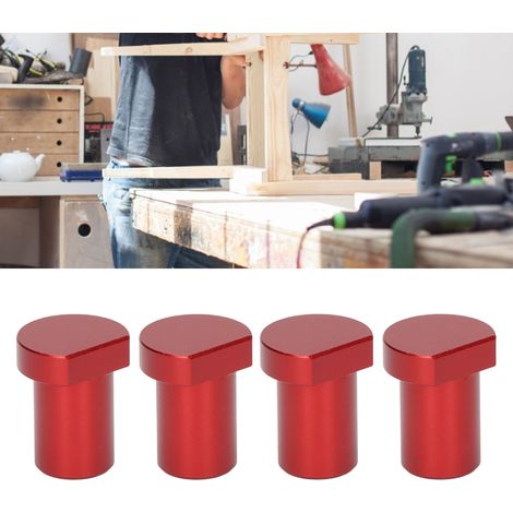 tenon de butée de plateau de table en bois Φ20mm (rouge) (1/5)