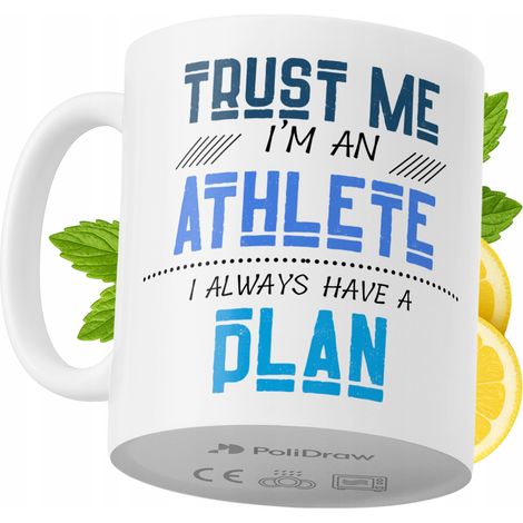 Lustiger Becher für Sportler – ideal für Kaffee und Tee. Witziges Design mit witzigem Spruch. Perfekt für Geburtstage, Namenstage, Feiertage und besondere Anlässe. Hochwertiger Becher für Zuhause, Bür