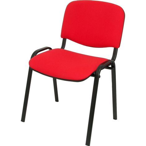 5 Star Oslo Chaise tapissée avec tissu, rouge, 41.00x53.50x80.00 cm
