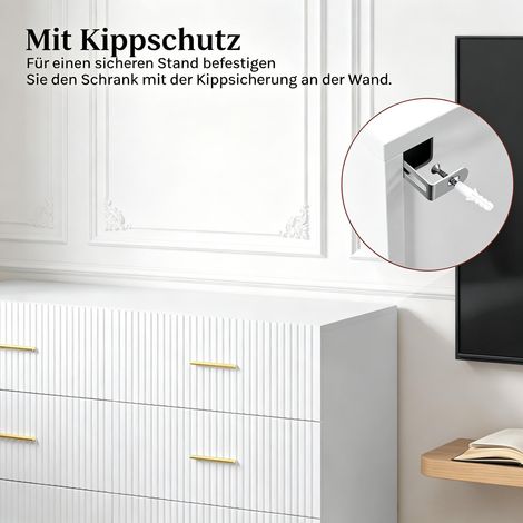 Meuble de rangement design élégant, console, commode, buffet, meuble TV, armoire de couloir, finition bois, 2 portes, 120 cm, salon ou entrée. (1/5)