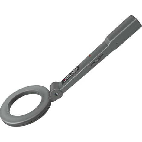 Detector de metales portátil, herramienta de caza, alarma de detección, sonda portátil, detectores de metales para adultos, plástico negro.