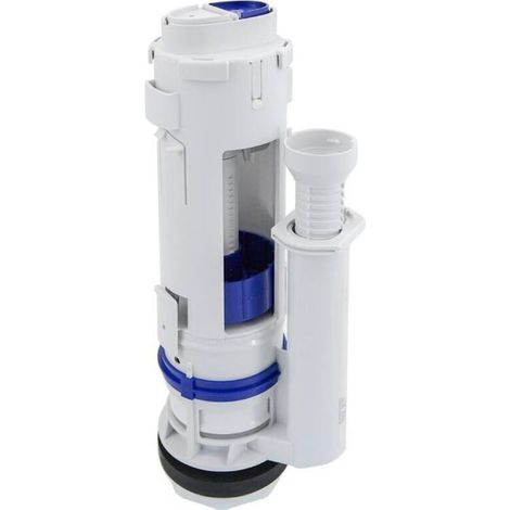 SABIR Pièces de rechange pour robinet à double chasse, compatible avec les toilettes Geberit deux pièces, kit de rechange universel pour réservoir de toilettes blanc, hauteur 28 cm (1/4)