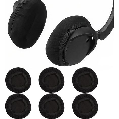 6-teiliges Set Ohrstöpsel – Waschbare Stretch-Stoffbezüge für 6–8,5 cm Kopfhörer – Staub- und Schweißschutz für Sony, Bose und Sennheiser (1/5)
