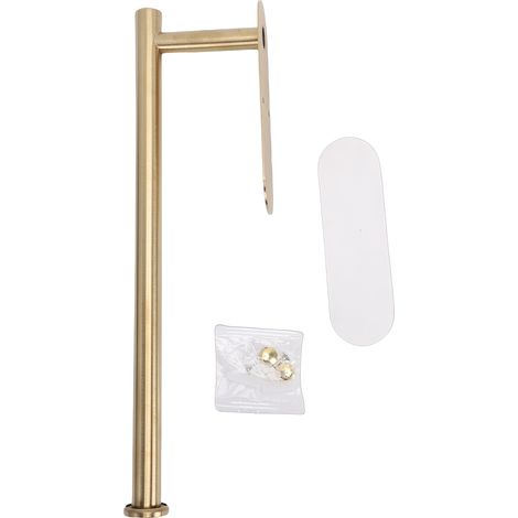 Porte-papier essuie-tout sous armoire inox 304 – Rack mural rouleau gain de place maison hôtel salle bain cuisine or, cuisine (1/5)
