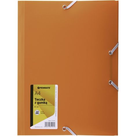 Cartella con elastico A4 PP-101 arancione Penmate