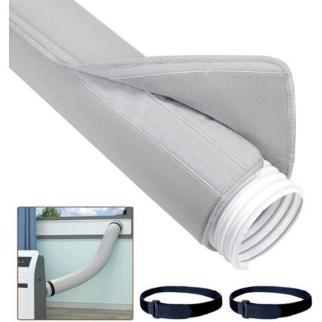 Protection tuyau climatiseur mobile 5' et 5,9' – Housse isolante en EVA – Installation facile – Lavable et pliable (1/5)