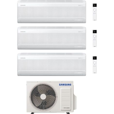 Climatiseur Samsung Trial Split Windfree Elite S2 7+9+9 BTU avec AJ068TXJ3KG/EU Inverter R-32 Wi-Fi Classe A++