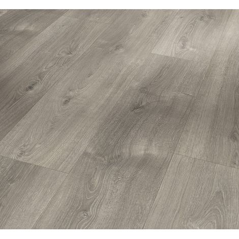 Parquet Stratifié Chêne.Gris clair 128.5x24.3 cm (1/2)