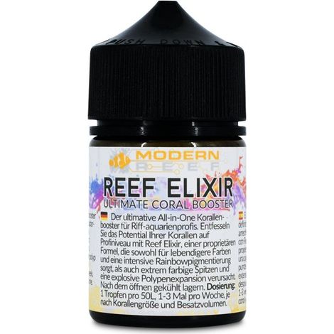 Élixir pour récifs coralliens Modern Reef Elixir, le booster ultime pour coraux, 60 ml