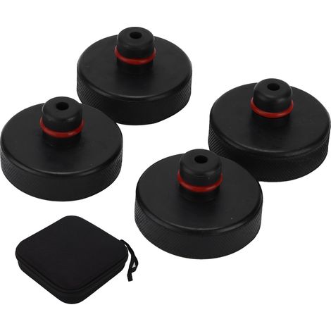 Lot de 4 patins en caoutchouc pour cric de levage de voiture, pièces de rechange et d'entretien pour Tesla Model 3/S/X (1/5)