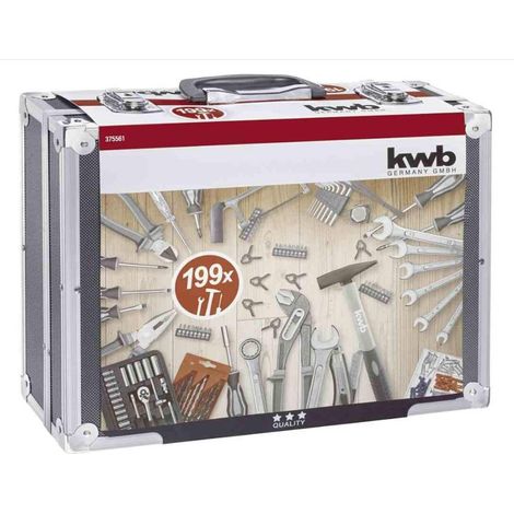 KWB Einhell 49375561 Set mit 199 Handwerkzeugen im Aluminiumkoffer (1/5)