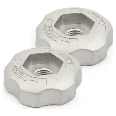 Ecrou de serrage pour tête débroussailleuse 2 fils nylon par 2 (1/5)