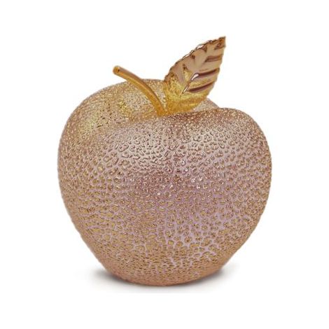 Decorazione Arredo Casa Oggettistica Mela Oro Grande 15 cm (1/2)