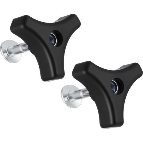 Lot de 2 boulons de poignée de tondeuse à gazon, écrous et boulons universels, accessoires de tondeuse à gazon, pièces de rechange (1/5)