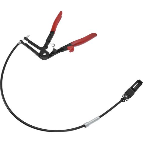 Pince à collier flexible en acier au manganèse 65, à long bras et à ressort, pour tuyau d'essence ou de fioul. (1/5)