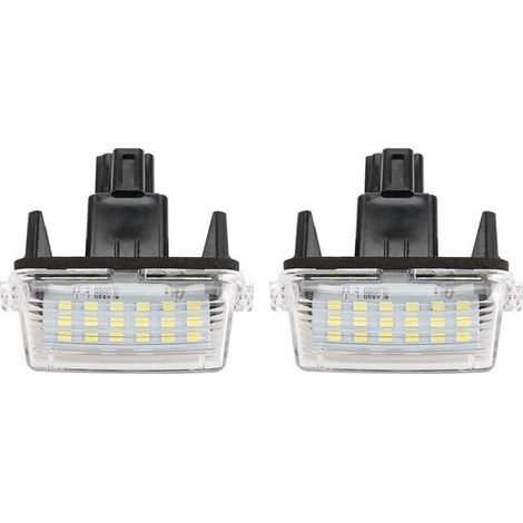 Éclairage de Plaque D'immatriculation 18 LED SMD pour 2014, Fabrication Professionnelle, Haute luminosité, Installation Facile, fabriqué en Matériau PC, Convient pour. (1/4)