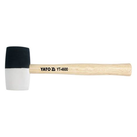 MARTELLO IN GOMMA BIANCO E NERO 250G - YT-4601
