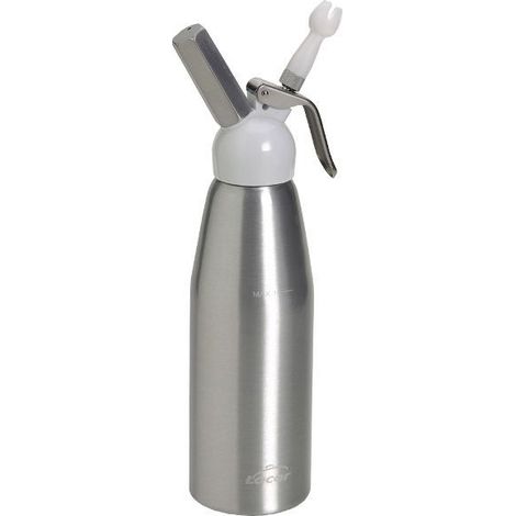 Lacor Sifón de Nata Montada 1 litro Aluminio Plateado