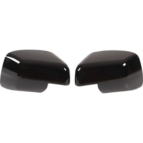 Copertura specchietto retrovisore, 1 paio, nero lucido, calotta di ricambio per specchietto per Land Rover Discovery Freelander-Crezuo