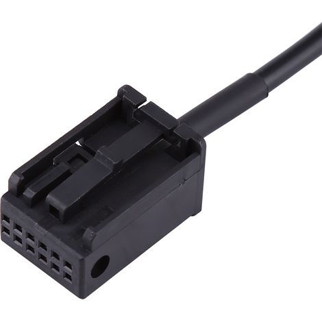 Câble adaptateur auxiliaire noir pour voiture BMW E85 E86 Z4 CD X3 E83 12 broches ligne iPod (1/5)