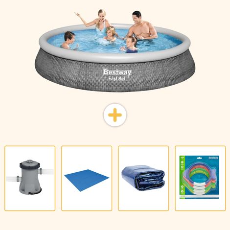 Bestway Bestway Fast Set Ronde - 396x84 cm - 5-pièces  S220 (1/5)