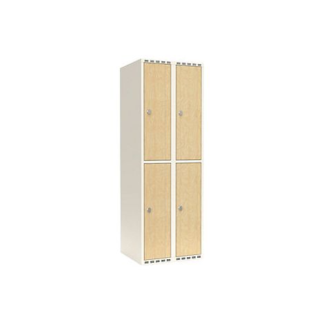 kaiserkraft Armadietto a due piani Fydor HPL 2 colonne (1/3)
