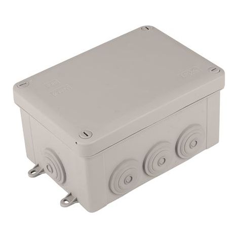 boite de dérivation - ip55 - 155 x 110 x 80 mm - couvercle vis 1/4 de tour - bizline 100155