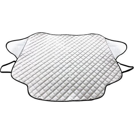 Auto-Sonnenschutz aus Aluminium, Baumwolle und Magneten (1/3)