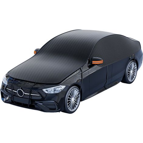 Housse universelle de pare-brise avec sangles de fixation. Tissu Oxford, housse anti-neige pour voiture, 450 x 235 cm. (1/5)