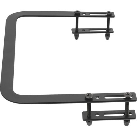 Supporto per materasso con morsetto regolabile, antiscivolo, colore nero (1/2)