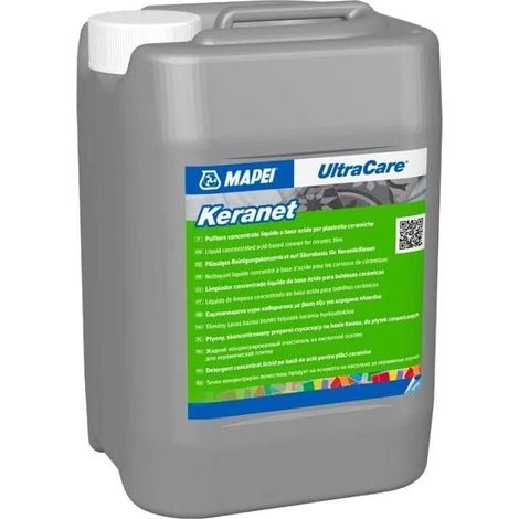 ULTRACARE KERANET MAPEI Pulitore base acida piastrelle ceramiche Liquido da 5 Lt