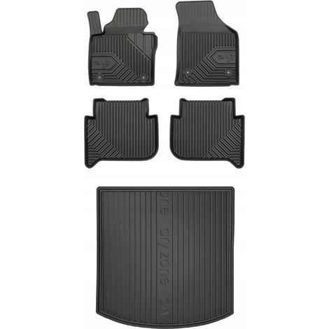 SET 77 Alfombrillas y moqueta VW Touran 1 2003-2010 5 plazas (1/5)