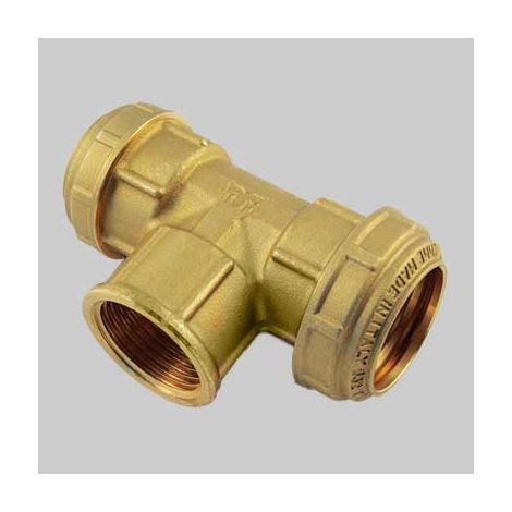 RACCORDO A TEE FEMMINA PN 25 COBRARING  32 x 1 x 32     TIEMME