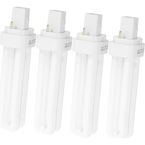 Ampoules fluorescentes LED 13 W à 2 broches, lot de 4, conception à brancher pour salle de bain et cuisine, installation facile (1/5)